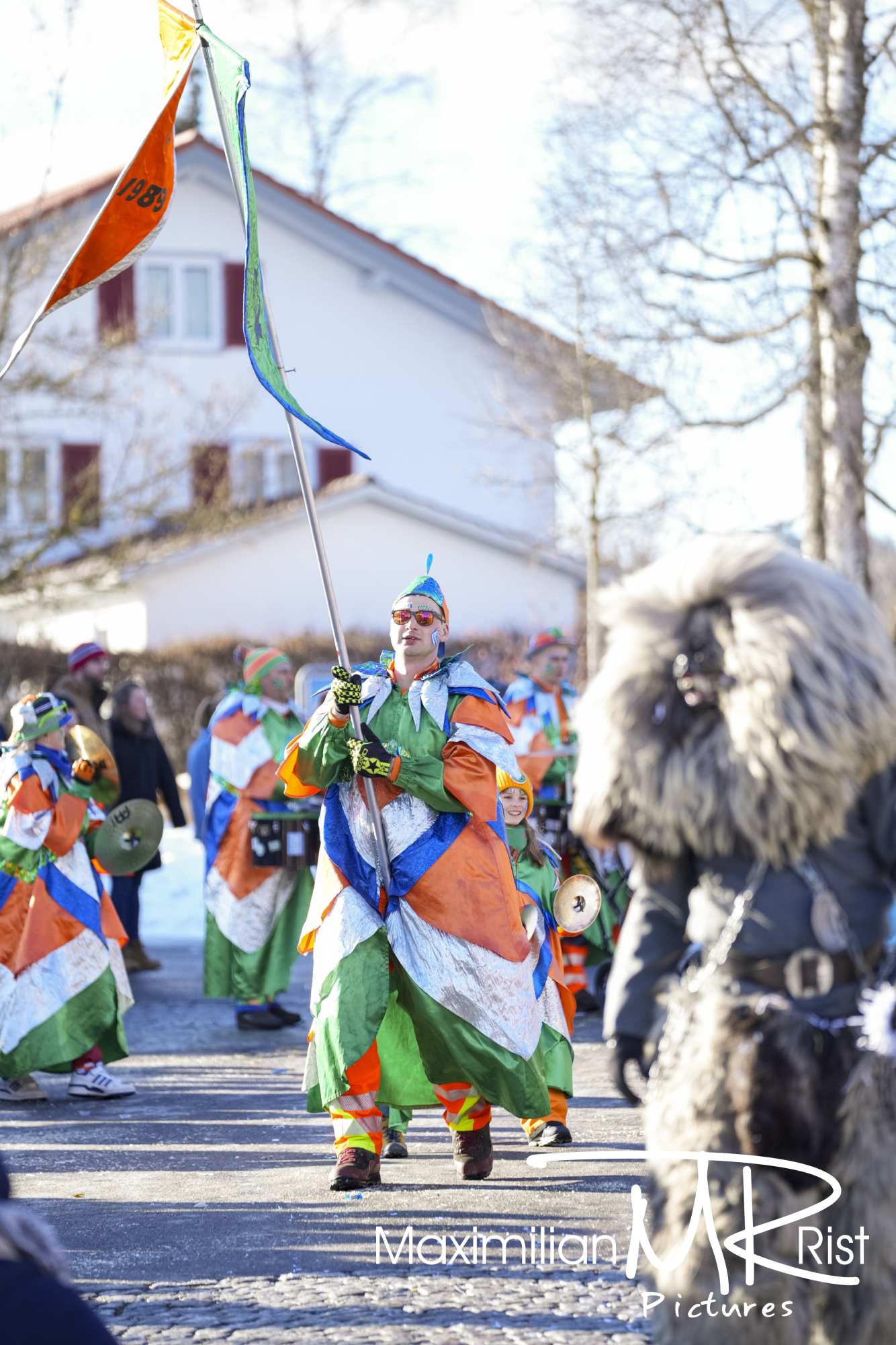 GER, Fasnetsumzug, Maierhoefen 2025, Wolfsrudel Maierhoefen, 11.01.25