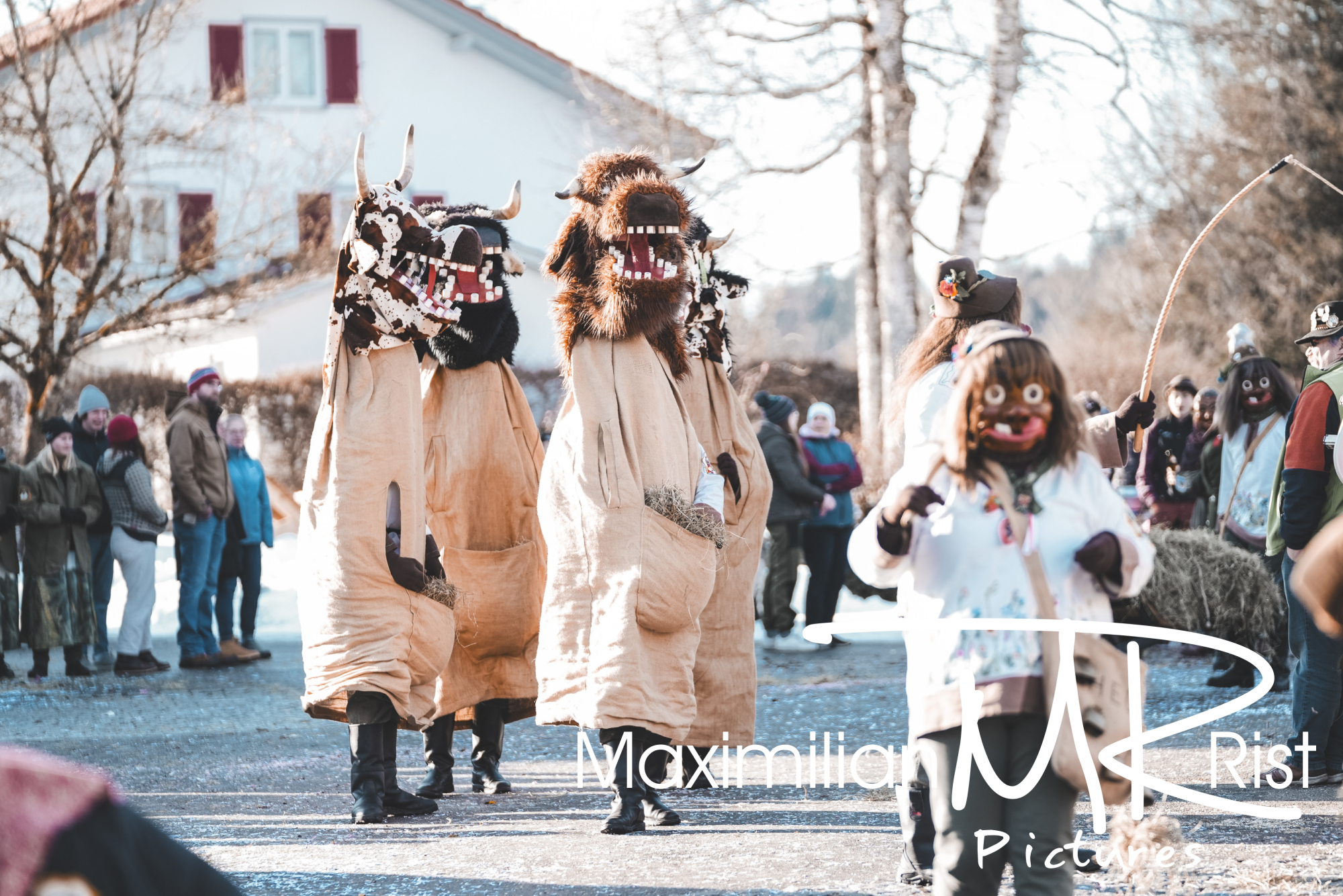 GER, Fasnetsumzug, Maierhoefen 2025, Wolfsrudel Maierhoefen, 11.01.25