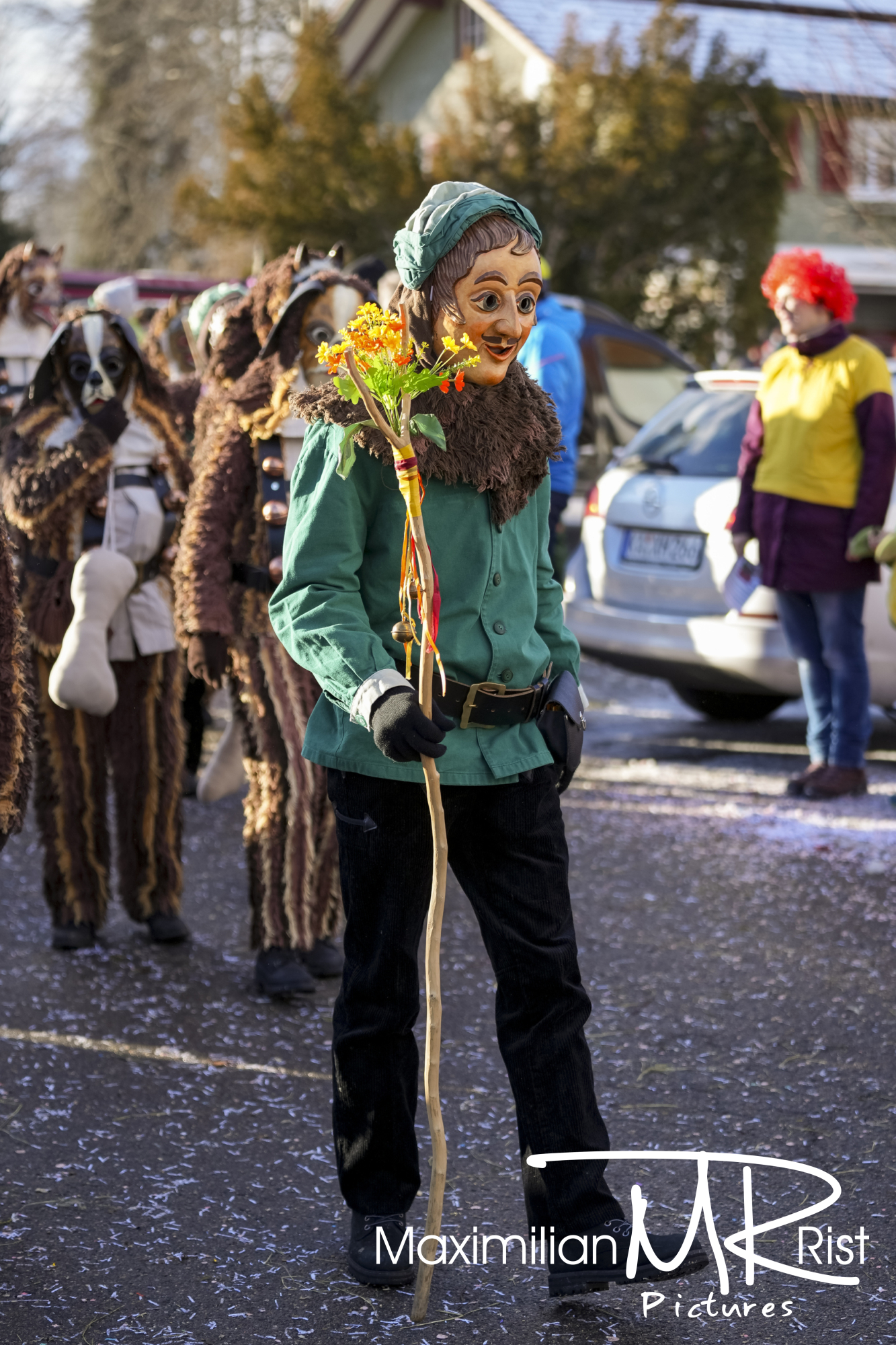 GER, Fasnetsumzug, Maierhoefen 2025, Wolfsrudel Maierhoefen, 11.01.25