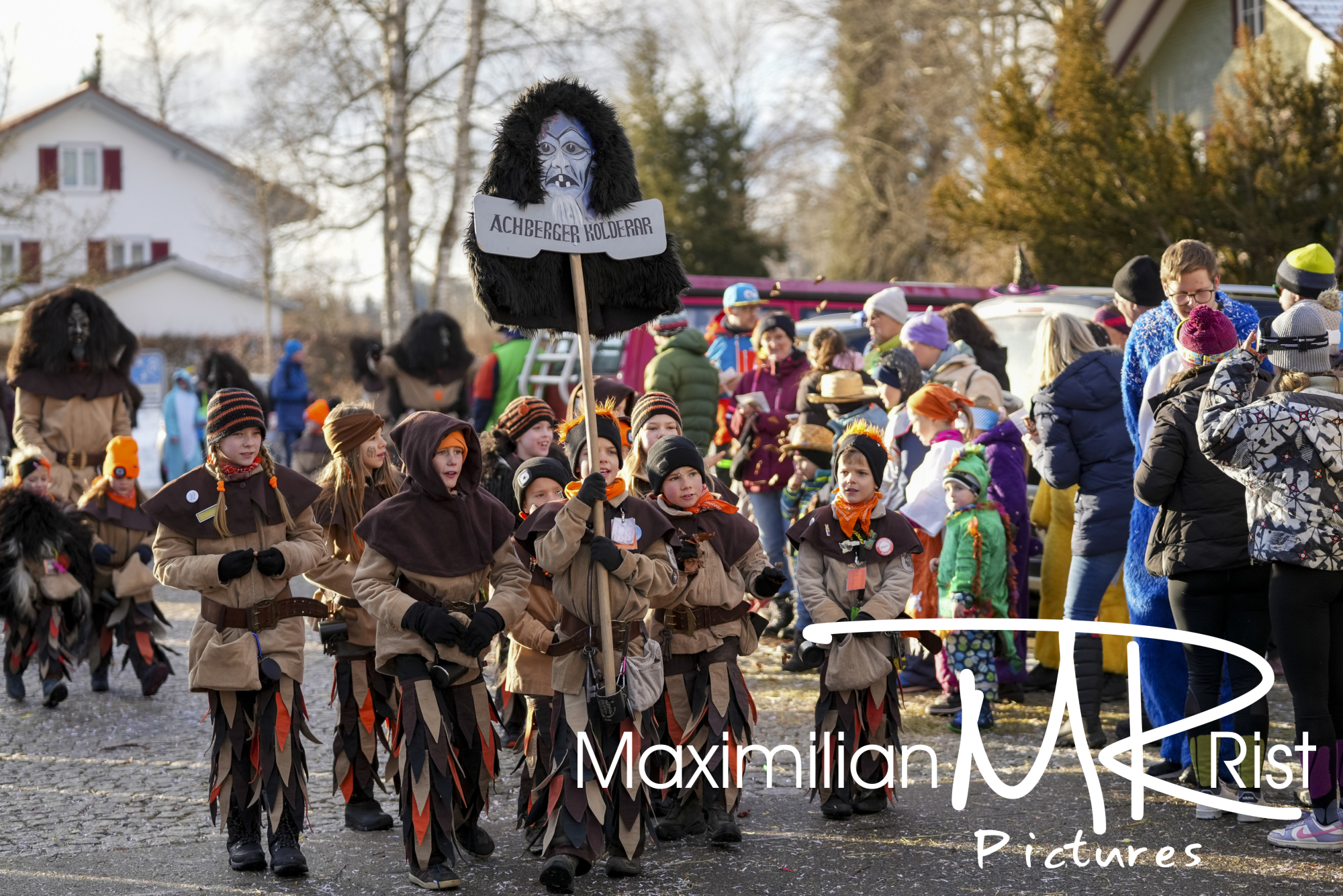 GER, Fasnetsumzug, Maierhoefen 2025, Wolfsrudel Maierhoefen, 11.01.25