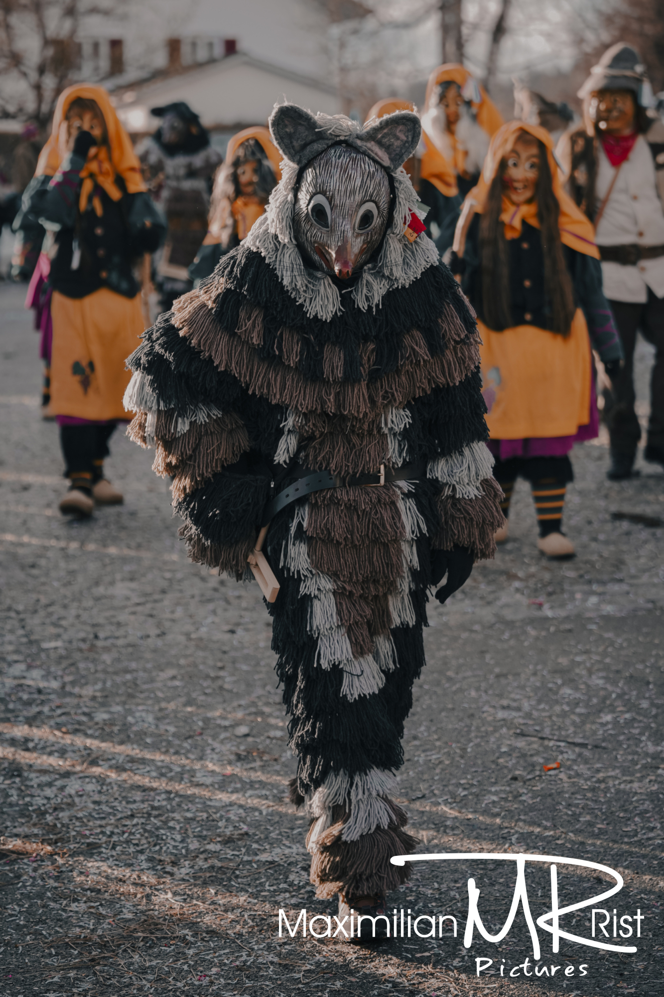 GER, Fasnetsumzug, Maierhoefen 2025, Wolfsrudel Maierhoefen, 11.01.25