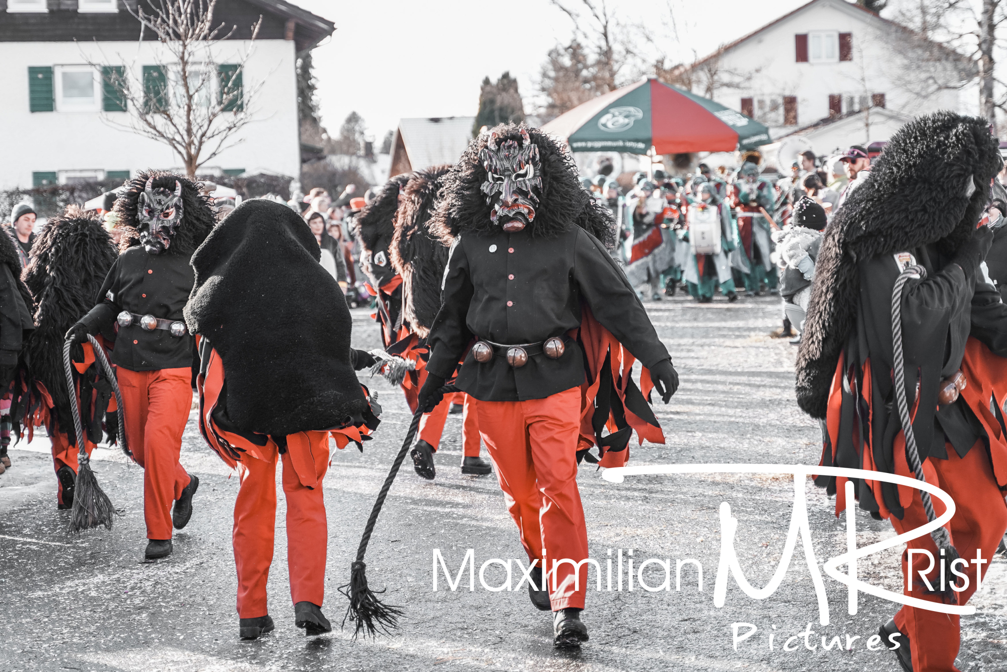 GER, Fasnetsumzug, Maierhoefen 2025, Wolfsrudel Maierhoefen, 11.01.25