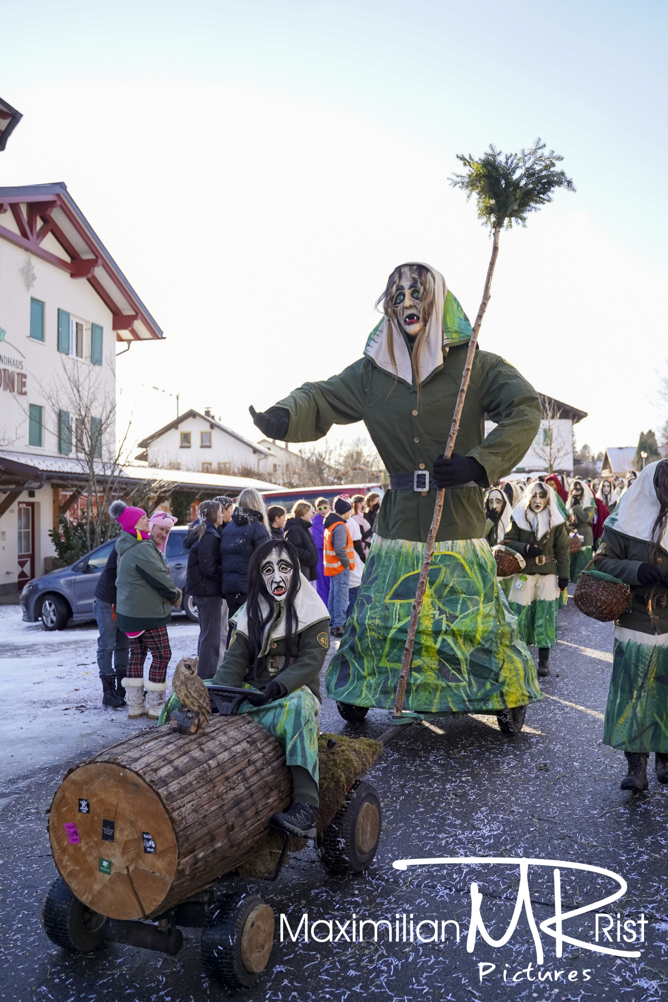 GER, Fasnetsumzug, Maierhoefen 2025, Wolfsrudel Maierhoefen, 11.01.25