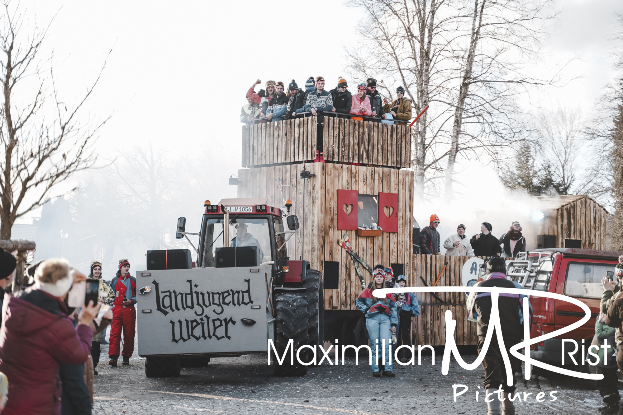 GER, Fasnetsumzug, Maierhoefen 2025, Wolfsrudel Maierhoefen, 11.01.25