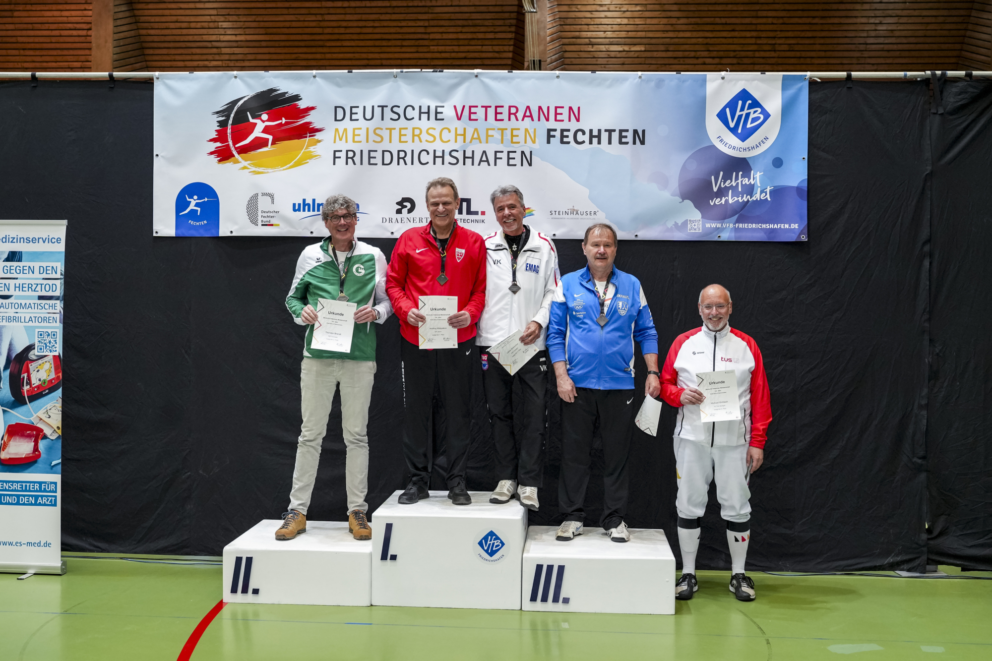 GER, Fechten, Deutsche Meisterschaften Veteranen 2025, Friedrichshafen, 26.04.25