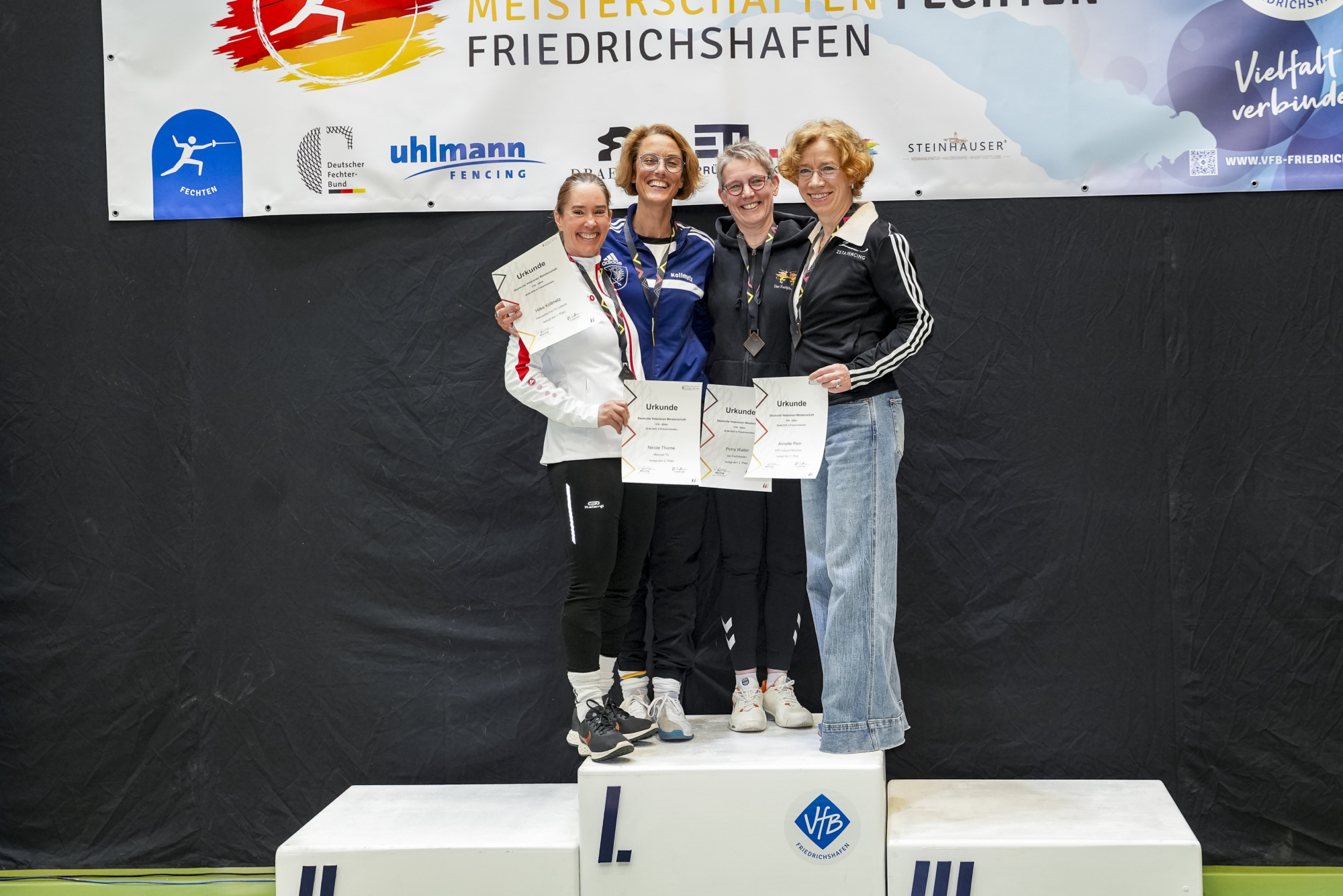 GER, Fechten, Deutsche Meisterschaften Veteranen 2025, Friedrichshafen, 26.04.25
